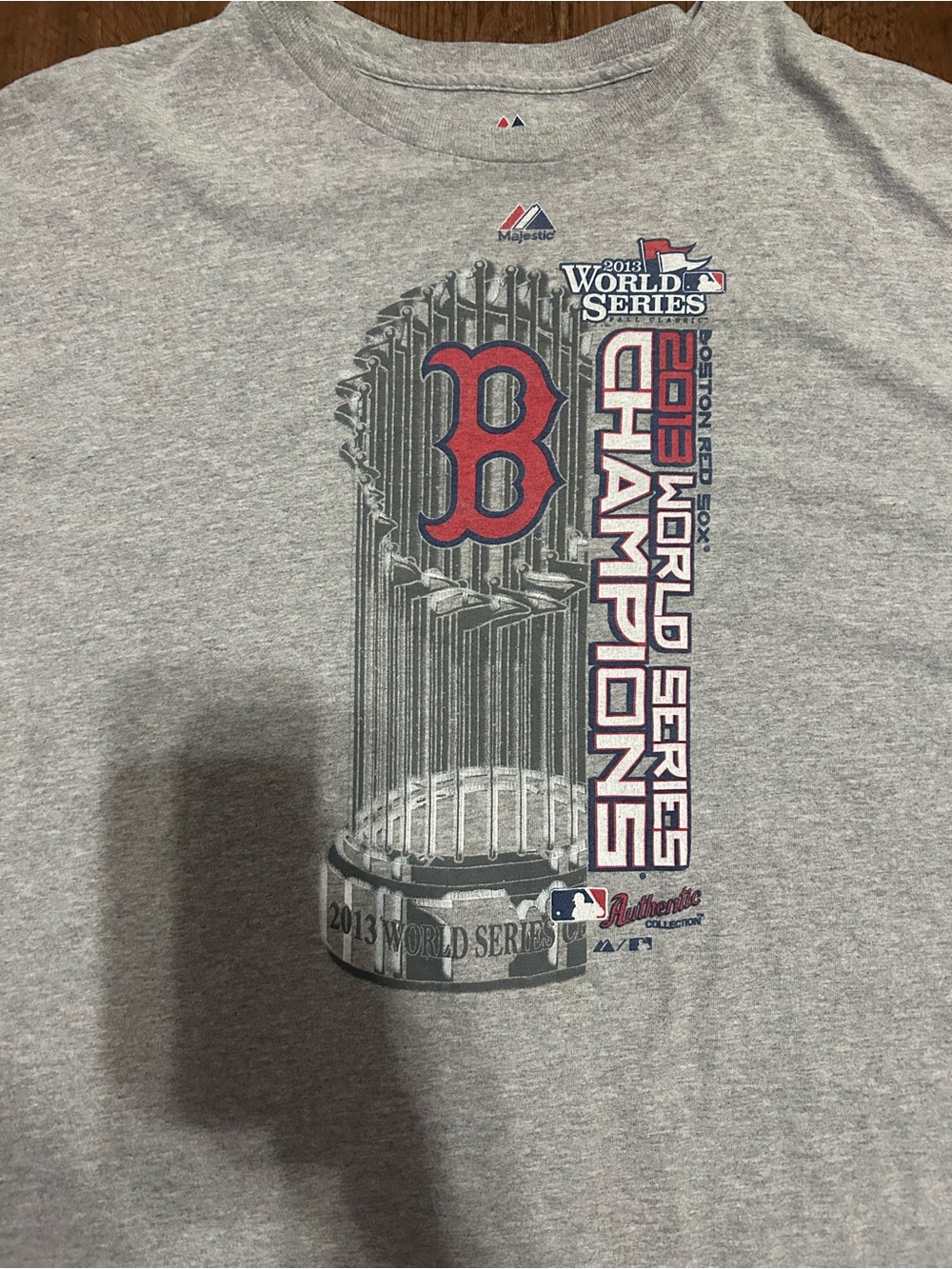 Boston Red Sox Majestic MLB T Shirt Bundle 2001 Vintage + 2013 World Series 2XL - Picture 4 of 8